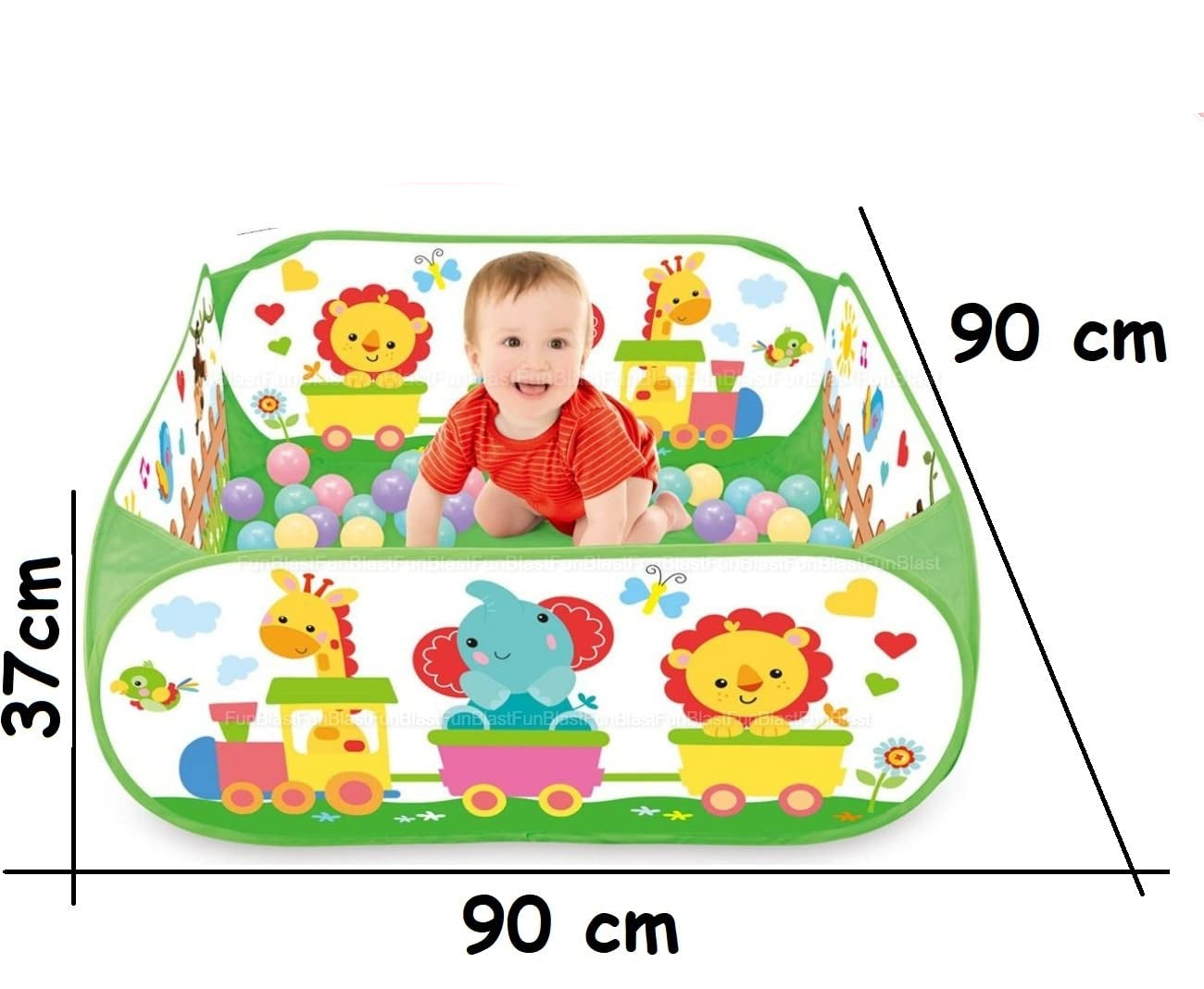 Portable Kids Play Tent with Folding Ball Pit