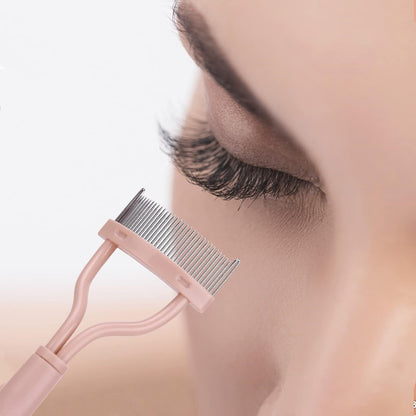 Precise Eyelash Comb and Mascara Brush Set
