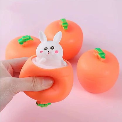 Fun Bunny Stress Ball Toy - Squeeze and Relax