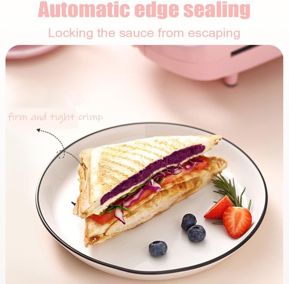 Compact 2-in-1 Breakfast Toaster & Sandwich Maker