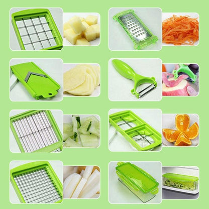 Easy 12-in-1 Veggie Chopper and Slicer Tool