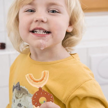 Soft U-Shaped Baby Toothbrush Donut Silicone Toothbrush