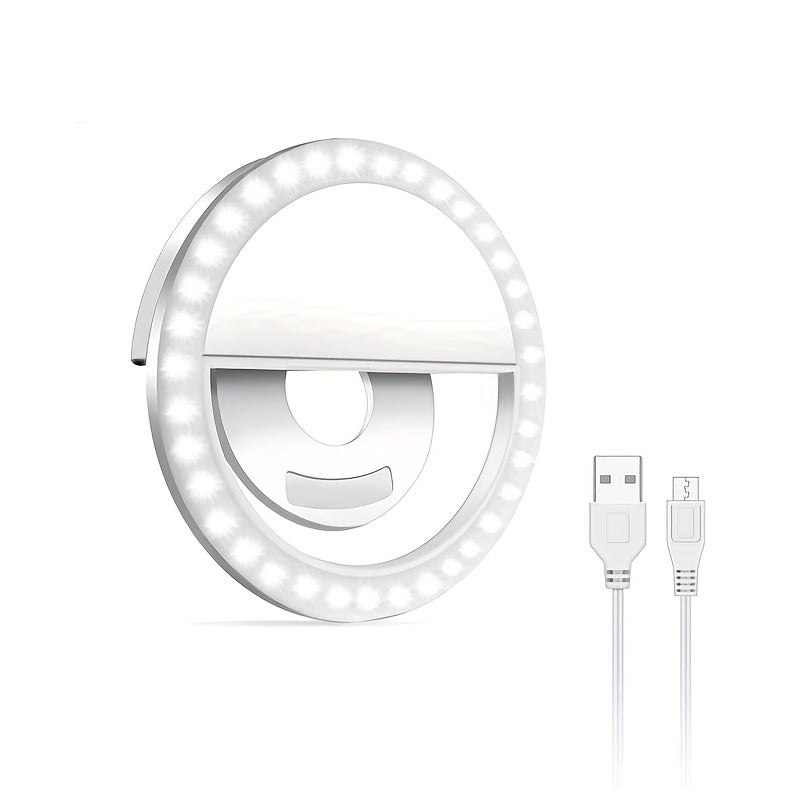 Portable LED Ring Light for Phone and Camera - Fesara