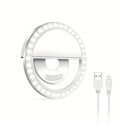 Portable LED Ring Light for Phone and Camera - Fesara