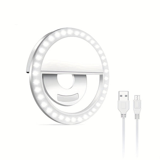 Portable LED Ring Light for Phone and Camera - Fesara