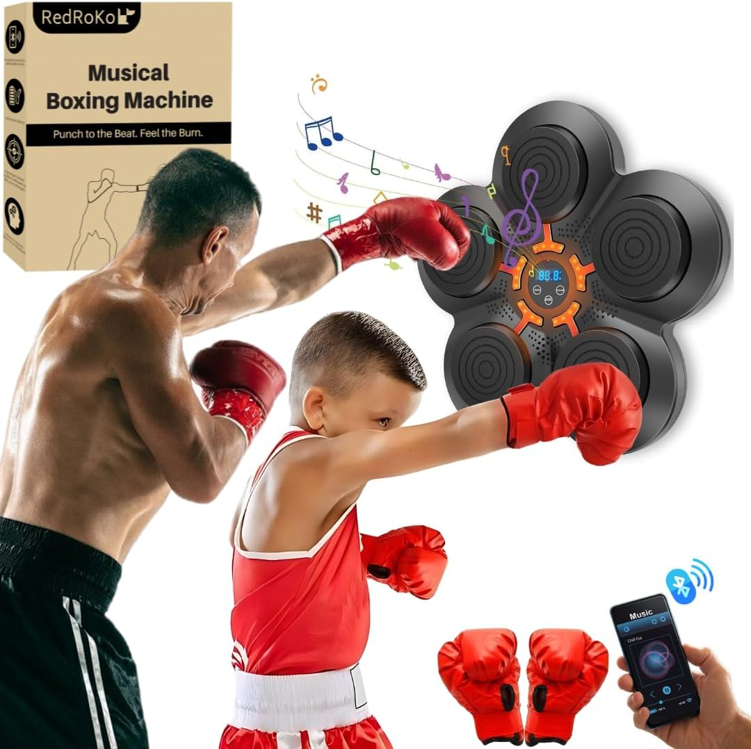 Fesara | Interactive Boxing Wall with Bluetooth Music & Lights - Fesara