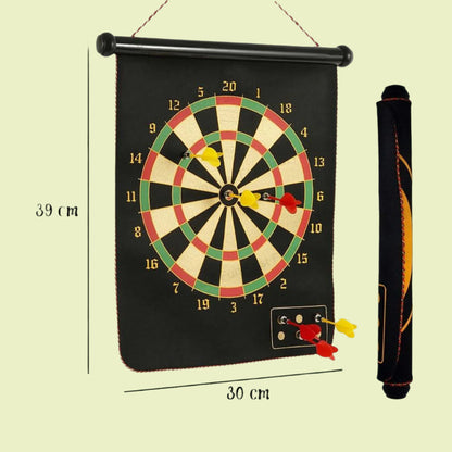 Kids Friendly Double Sided Magnetic Dartboard Set