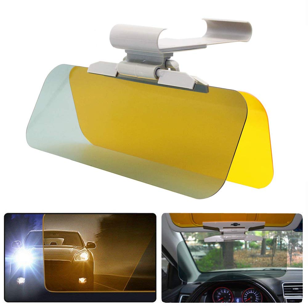 Universal 2-in-1 Car Sun Shade Visor