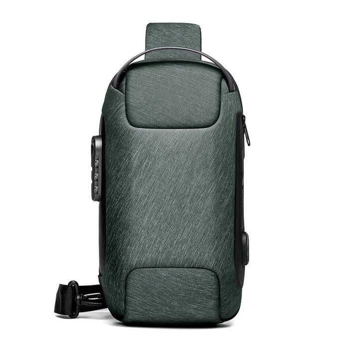 Secure Crossbody Travel Bag with USB Charging Port