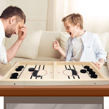 Fun Wooden Air Hockey Table Game