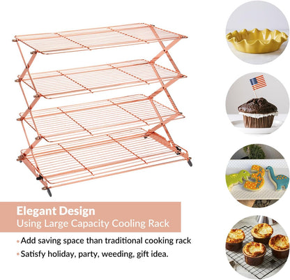 Compact Rapid Cake Cooling Rack - Fesara