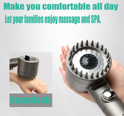 Luxury Spa Shower Head with Handheld Spray