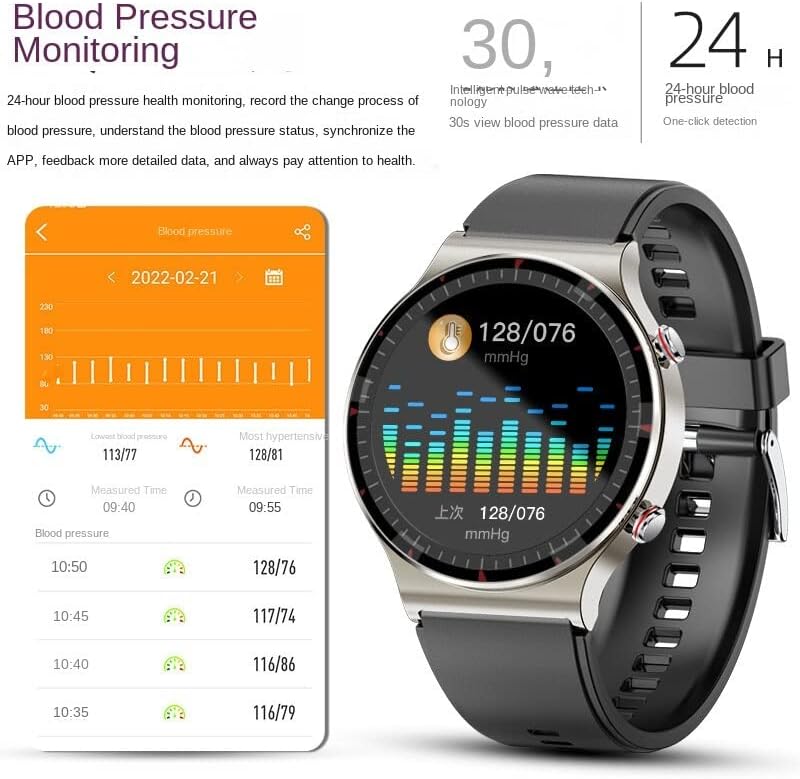Accurate ECG Smartwatch with Continuous Health Tracking