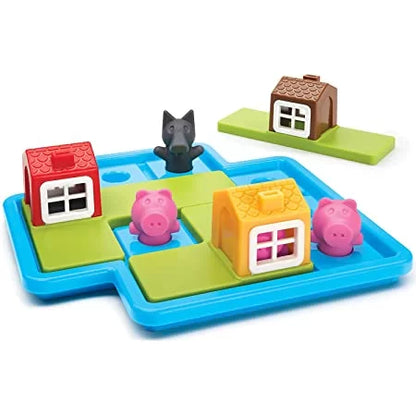 Educational 3 Little Pigs Wooden Puzzle Toy