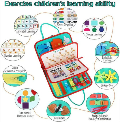 Fun Learning Book for Kids - Interactive Toddler Activity Book
