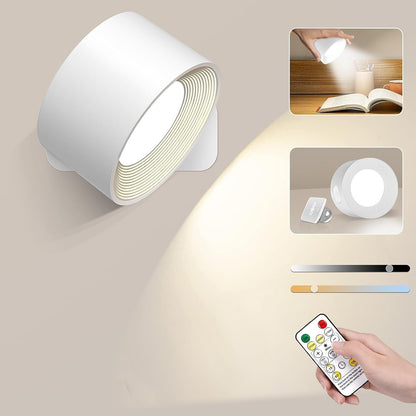 Bright Wireless LED Wall Lamp with Remote