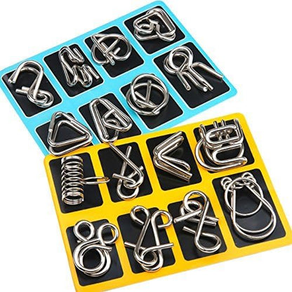 Challenging Brain Teaser Metal Puzzle Game