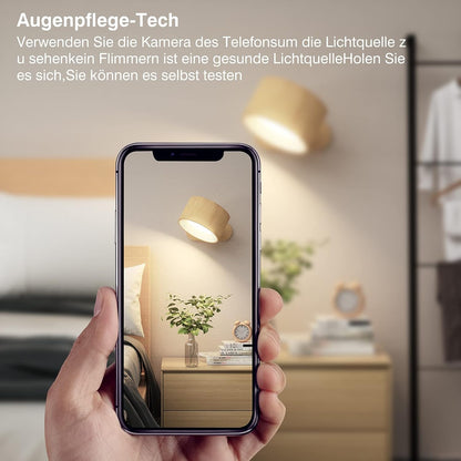 Bright Wireless LED Wall Lamp with Remote