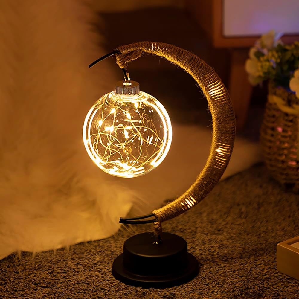 Soft Moonlight Table Lamp Warm Home Lighting