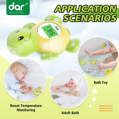 Accurate Baby Bath Digital Thermometer with Color Alert