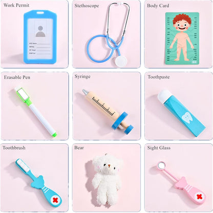 Kids 3-in-1 Doctor Play Set with Store