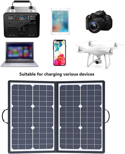 Compact 1000W Portable Solar Power Kit with Fast Charging