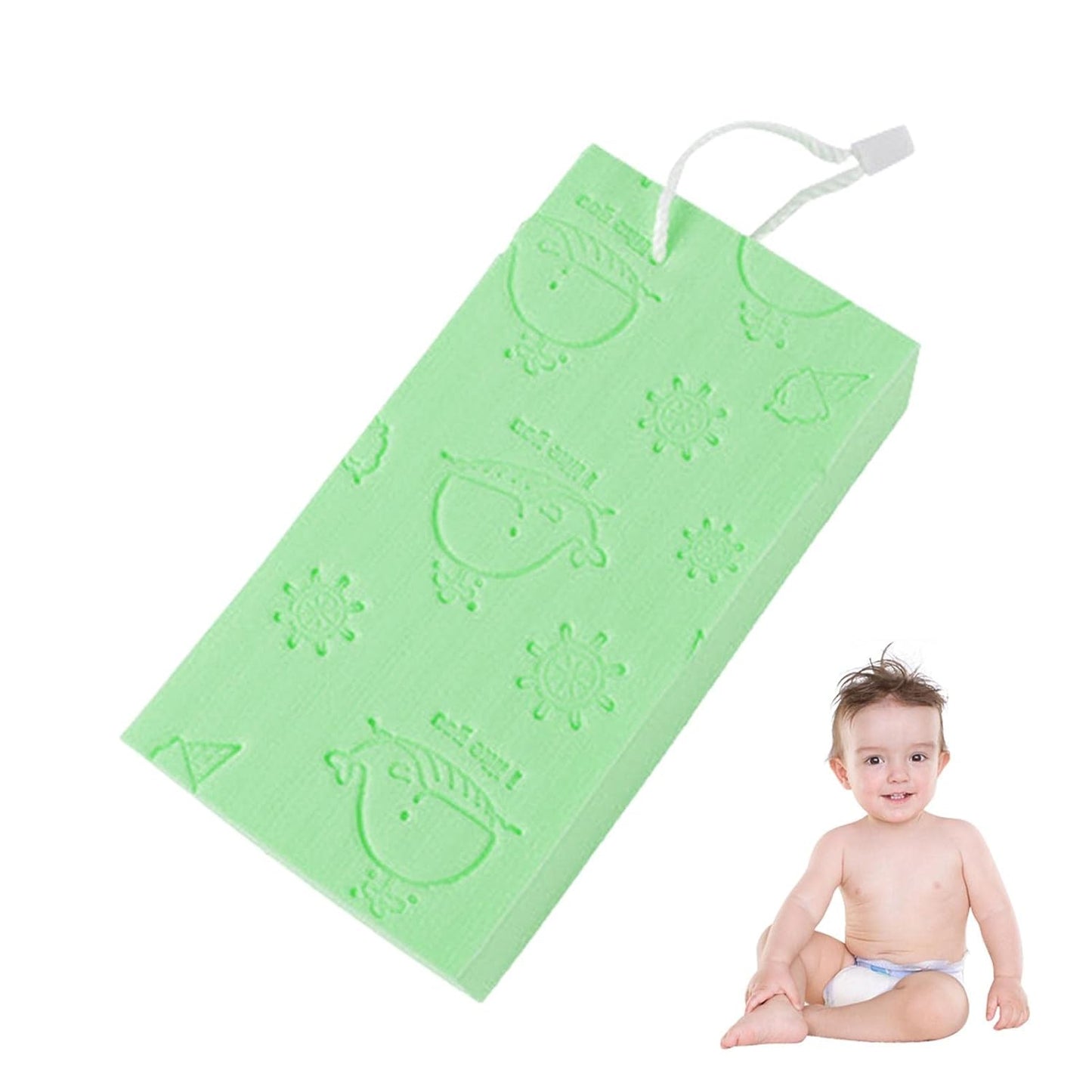 Gentle Baby Bath Foam Sponge - Soft for Sensitive Skin