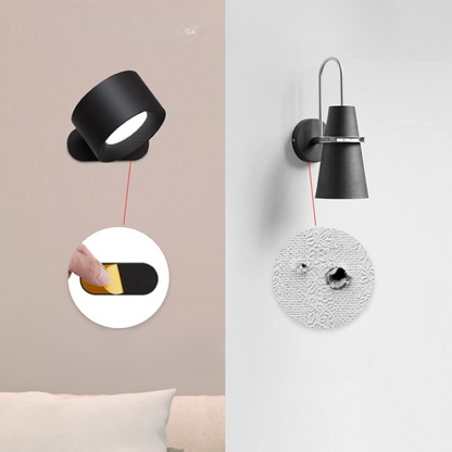 Wireless LED Wall Lamp with Adjustable Brightness