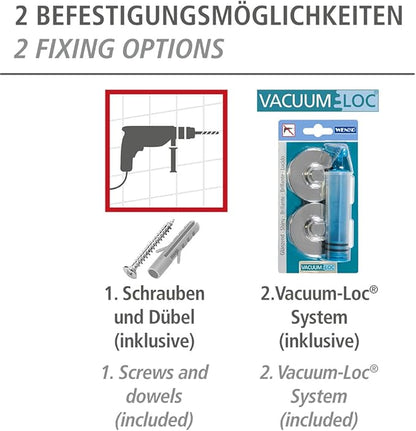Easy Hang Vacuum Wall Hooks Duo - Strong Drill-Free Mounts