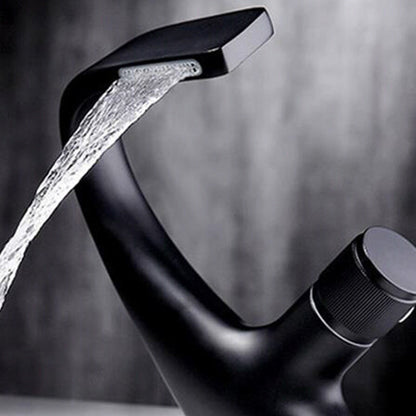 Modern Copper Kitchen Faucet with Brass Handle