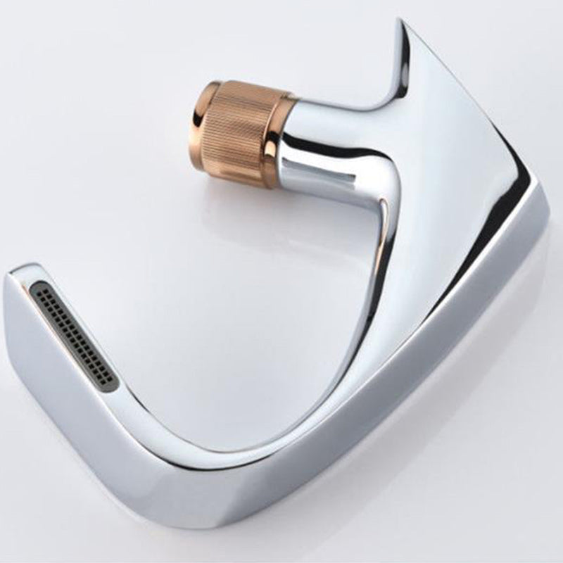 Modern Copper Kitchen Faucet with Brass Handle