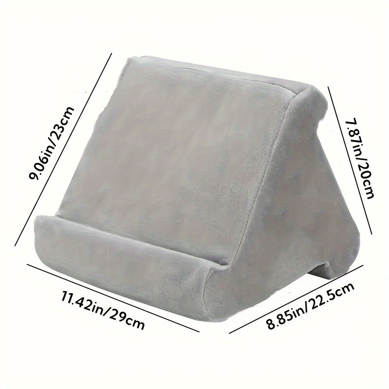 Adjustable Tablet Stand Holder with Soft Fabric Design for iPad and Tablets – Perfect for Reading and Movies-3