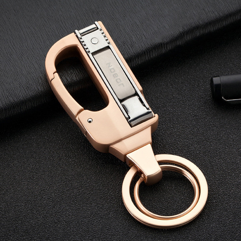 Practical 2-in-1 Keychain with Handy Nail Cutter