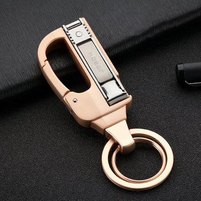 Practical 2-in-1 Keychain with Handy Nail Cutter