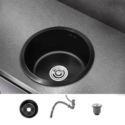 Modern Stainless Steel Kitchen Sink Round Non-Slip Basin - Fesara