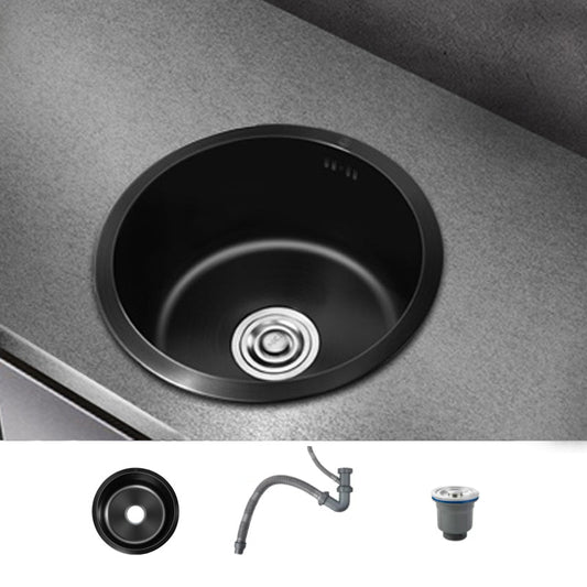 Modern Stainless Steel Kitchen Sink Round Non-Slip Basin - Fesara