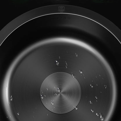 Modern Stainless Steel Kitchen Sink Round Non-Slip Basin