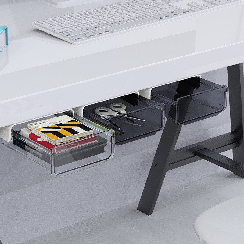 Clear Adhesive Desk Drawer Organizer