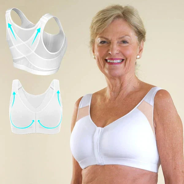 Supportive Sports Bra for Women with Adjustable Straps - Fesara