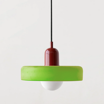 Colorful Glass Drop Ceiling Light Fixture