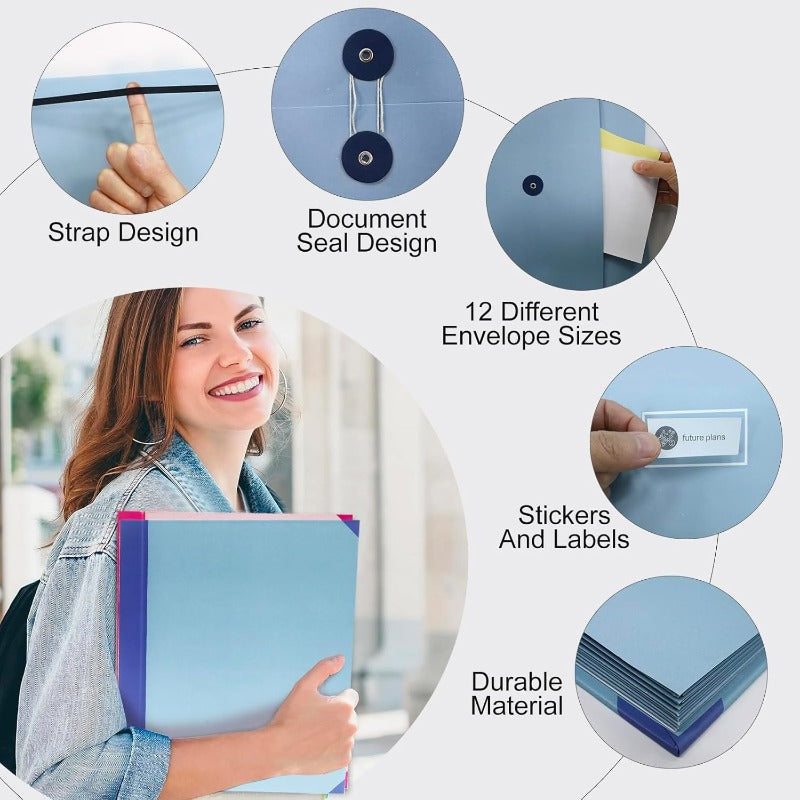 Compact Folding File Organizer Folder