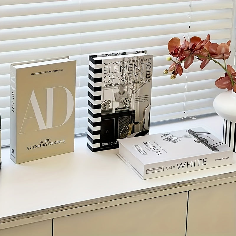 Stylish Home Decor Books Set of 3