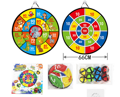 Colorful Kids Dartboard Play Set - Fesara