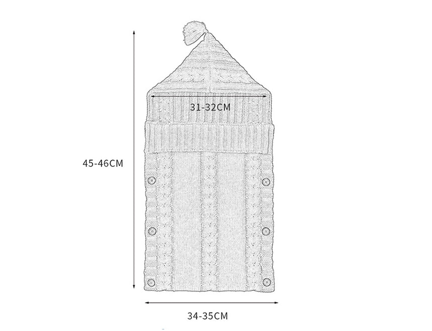 Fesara BabyNest Plush Sleep Sack - Soft Warm Sleeper