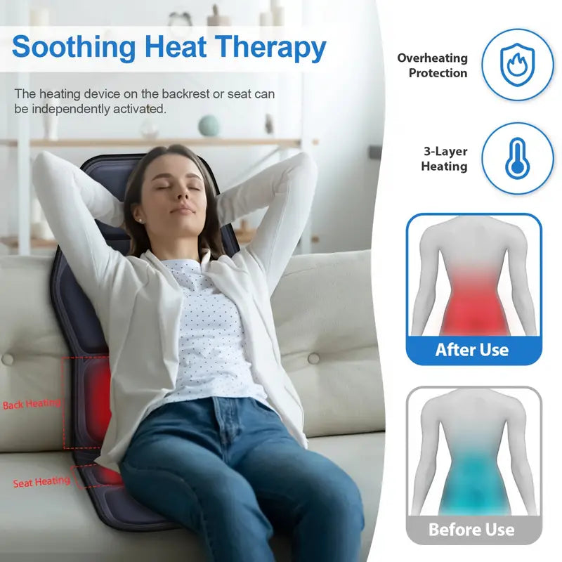 Relaxing Shiatsu Back Massage Heater
