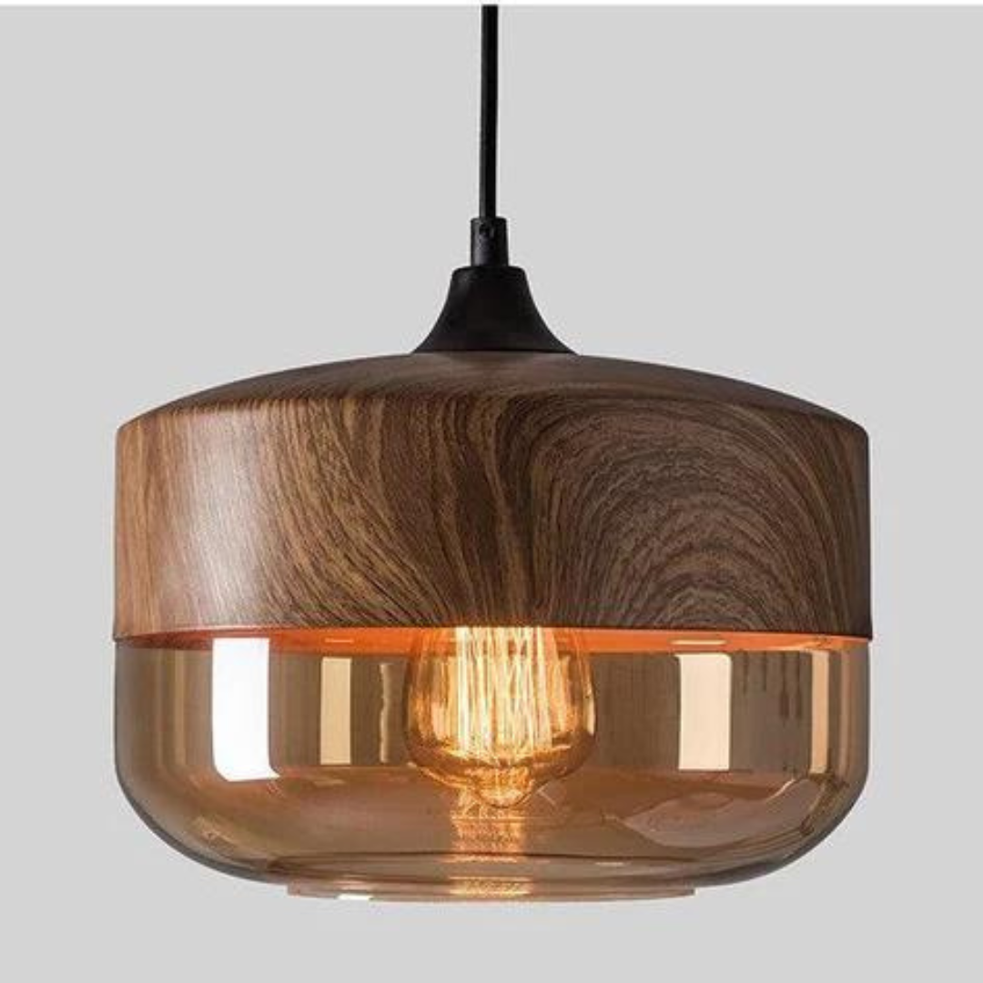 Modern Nordic Wood Pendant Light