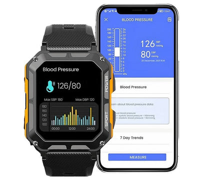 Tough Waterproof Smartwatch - Long Lasting and Versatile