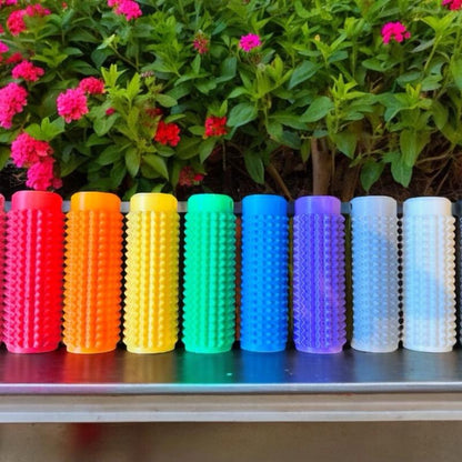 Cool Spiky Fidget Roller Keychain