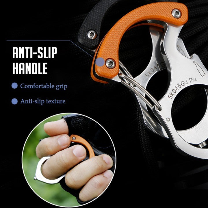 Tough Outdoor Survival Keychain Ring Tool