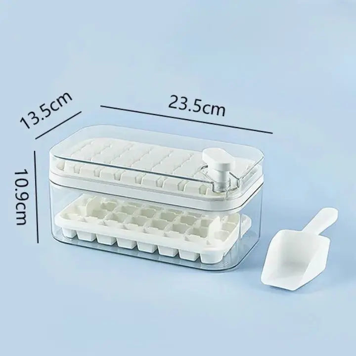 Premium 64-piece Silicone Ice Cube Tray with Lid